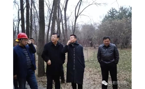 呼市文新广局在昭君博物院举行改造维修项目现场部署工作会