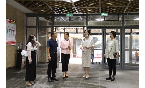 自治区党委统战部台湾工作与事务处处长韩春晓一行来 昭君博物院实地考察调研